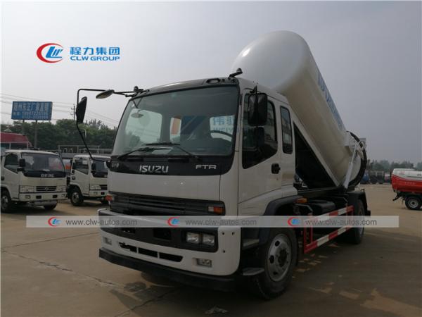 95km/h 10000 de ISUZU FTR da água de esgoto litros de caminhão da sução
