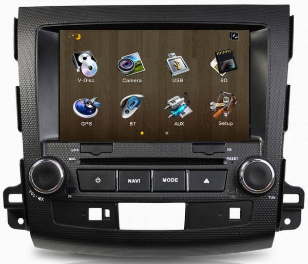 Autoradio for Mitsubishi Outlander 2006-2012 with car mp4 player bluetooth driver OCB-8063