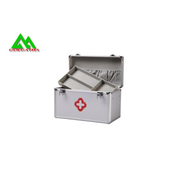 Aluminium Alloy Lockable Medicine Box Portable Multifunctional Child Proof