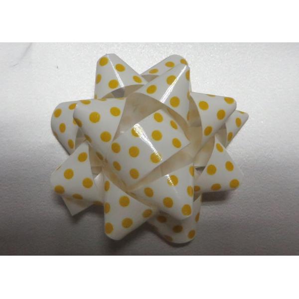 Logo Printed Large Gift Bows With Flower And Letter / Promotion Gift Wrapping Bows