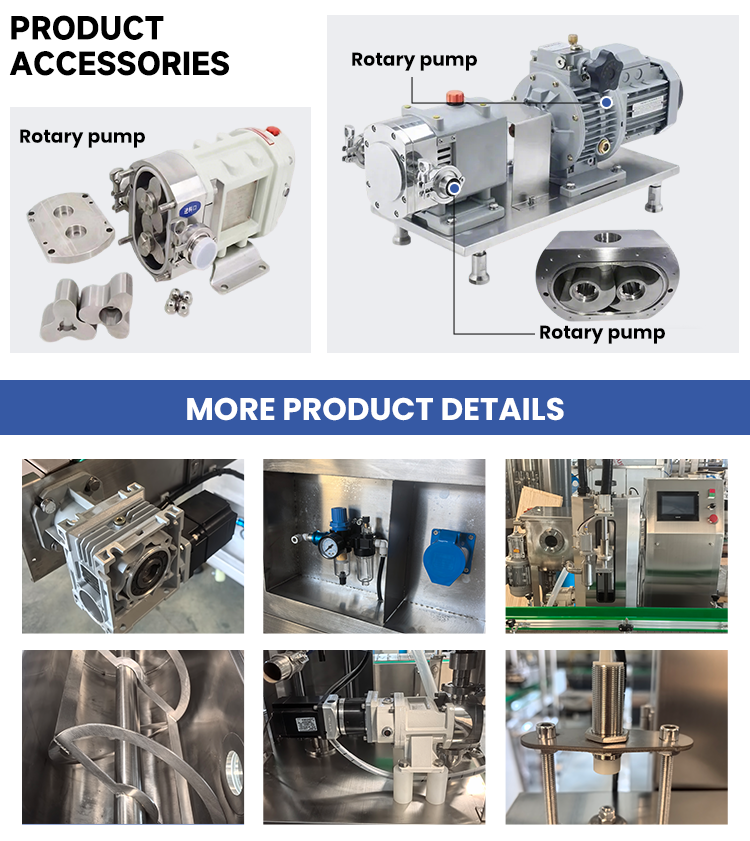 Fructose Syrup Glucose Syrup Invert Sugar Syrup Corn Syrup Cane Sugar Syrup Sticky Materials Rotor Pump Filling Machine
