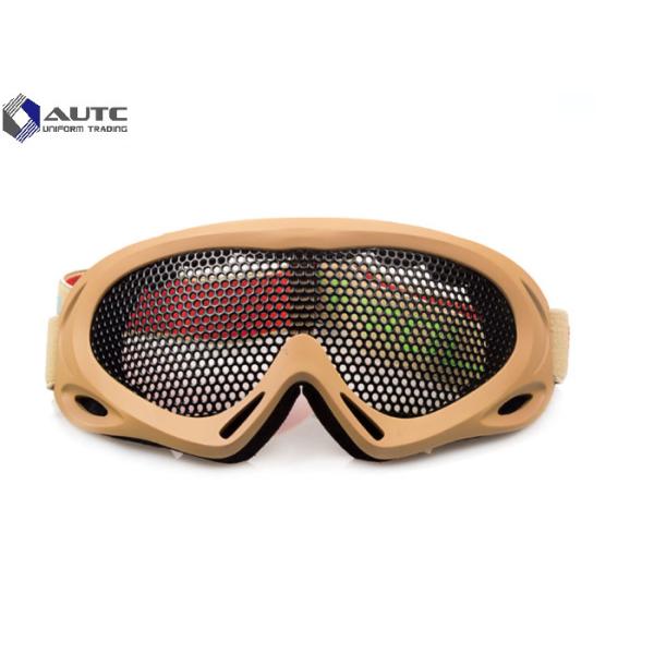 Strechable Tactical Military Goggles , Tactical Shooting Glasses Air Ventilation