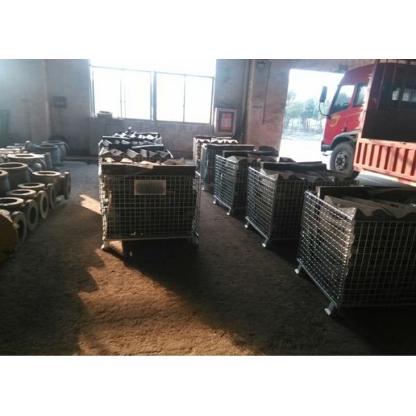 GX120Mn13 Wavy Liner Plates for Diameter 3 x 14 Cement Mill Better Toughness Moulding Board