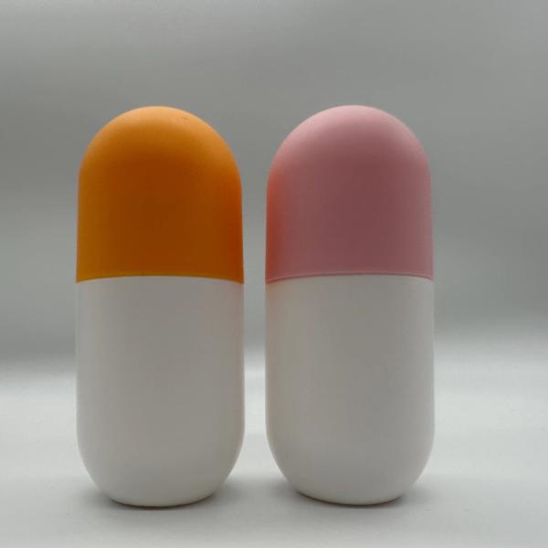 SCREW CAP 130ml HDPE Capsule Bottle for Supplement Candy Pill Tablets Plastic Medicine