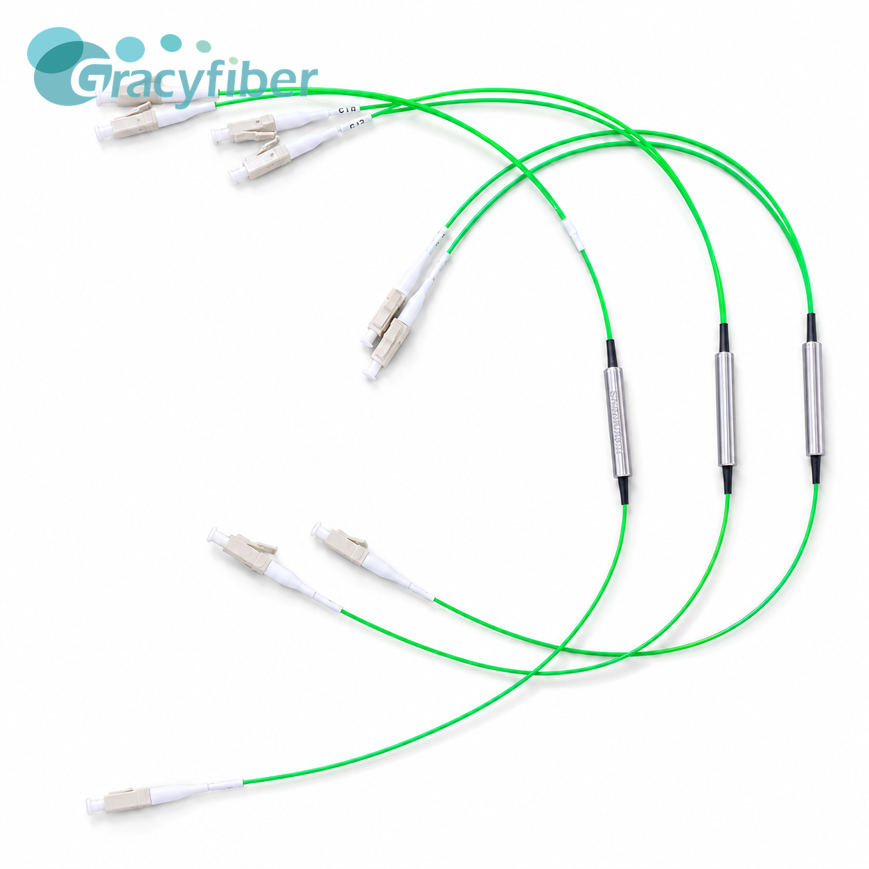 1x2 Tap WDM MM T30 R70 Multimode Fiber Coupler 850 950nm OM5 Corning Fiber LC UPC for Optical Monitoring