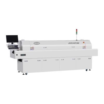 smt machine led light making reflow oven machine with computer and rail jaguar M6