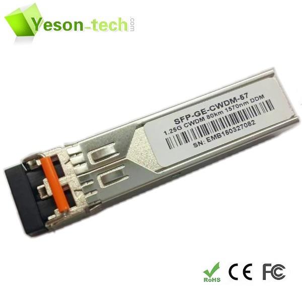 1.25G CWDM SFP 80KM 1470nm~1610nm