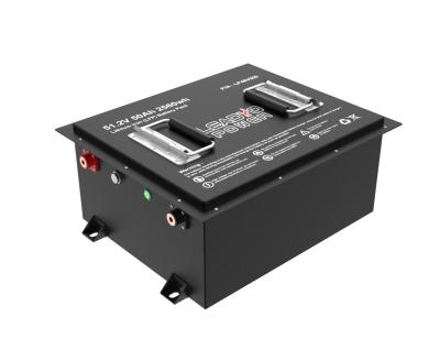 51.2V 50Ah Golf Carts LiFePO4 Battery, 100A BMS, 2560Wh Energy
