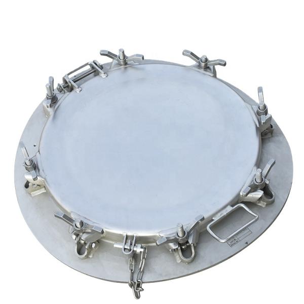 Durable Stainless Steel 304/316L Fuel Oil Tanker Manhole Cover for Industrial Applications