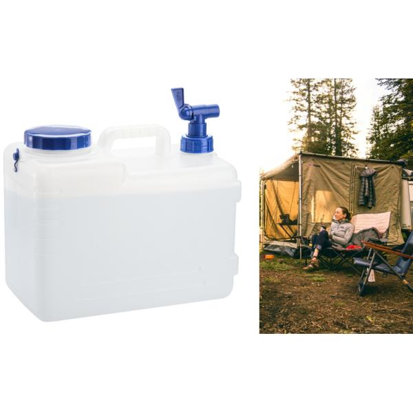 Portable Outdoor Camping Water Bucket With Handle BPA-Free Food Grade Material Square Liquid Storage Container
