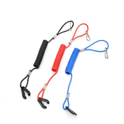 Jet Ski Floating Lanyard Customized Red Blue Black Color Outboard Motor Killcord