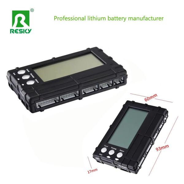 RC Accessories LCD Display 2-6s Lithium Battery Voltage Meter Tester Balancer