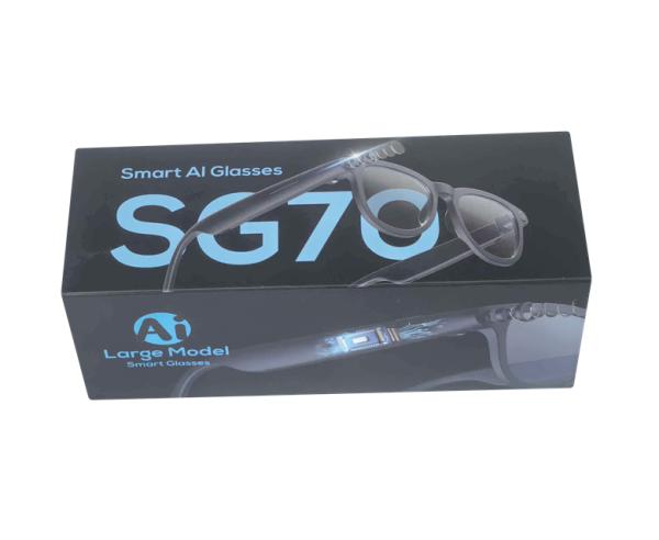 Bluetooth 6.0 Smart Sunglasses with Camera & Real-Time Translation, Type-C Rechargeable