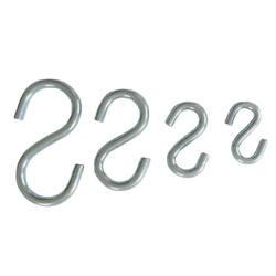 Customized Polish Galvanized Metal Steel S Hooks Hanging Standard ASME M2-M12