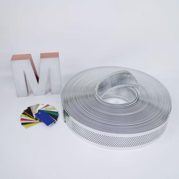LED Lights Compatibility Aluminum Channel Letter Trim in Regular Color Weather-resistant and Durable