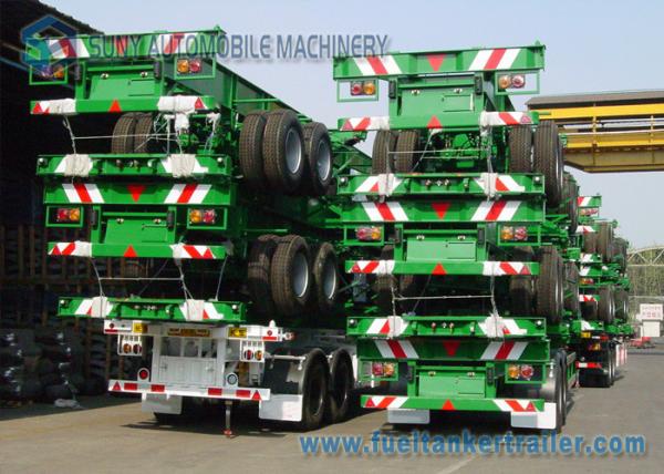 Skeleton 30 Ton Two Axle Flatbed Semi Trailer 40 Foot Flatbed Trailer