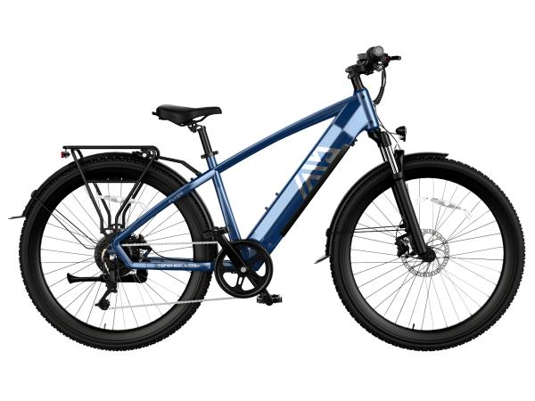 27.5 Electric City Bike Brushless Rear Hub Motor 15Ah Lithium Battery Carbon Steel Front Suspension 500W Electric Mountain Bike