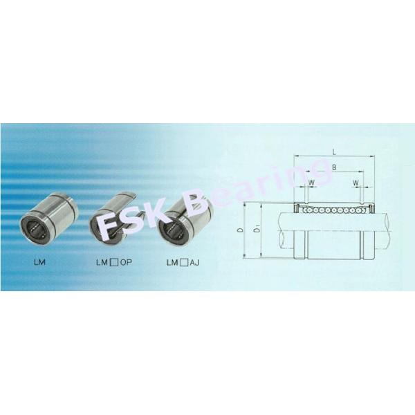 LM20 OPUU Shaft Liner Bearing Sizes 20mm x 32mm x 42mm International Standard