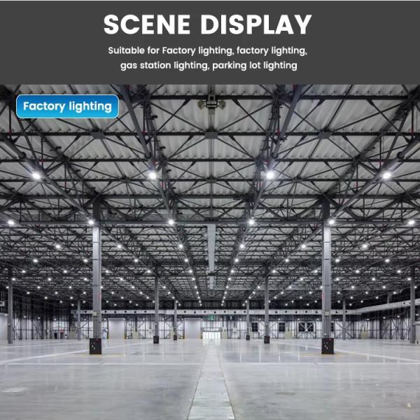 6500K LED High Bay Light 200W for Industrial Lighting Aluminum Pendant Lamp IP55