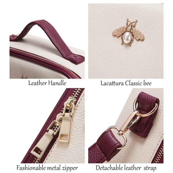 26*23*9cm EVA Cosmetic Case , Leather travel makeup train case