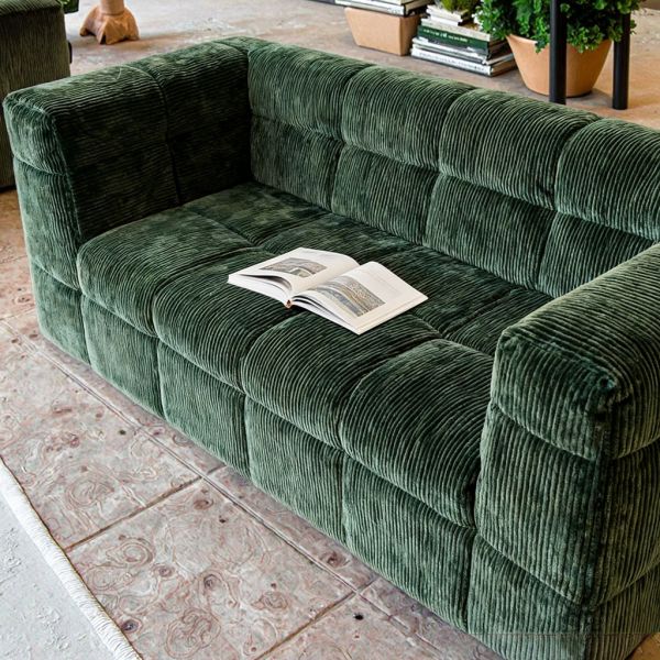 Customizable Modern White Tufted Rectangle Sofa Compressed Sponge Fabric for Office Living Room Villa for School Furniture
