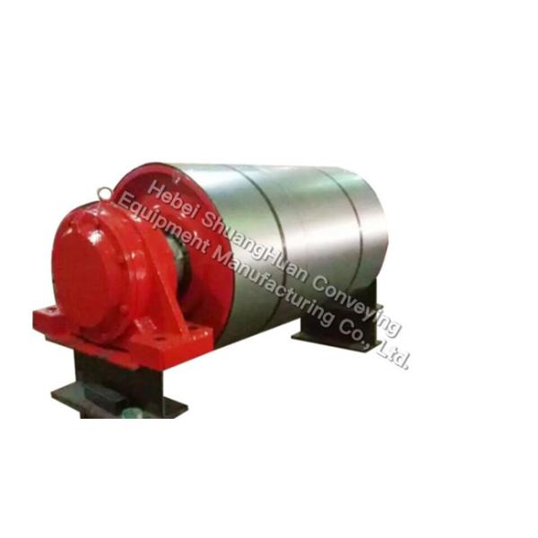 6205 6306 Bearing Rubber Coated Conveyor Drive Pulley For Harbor