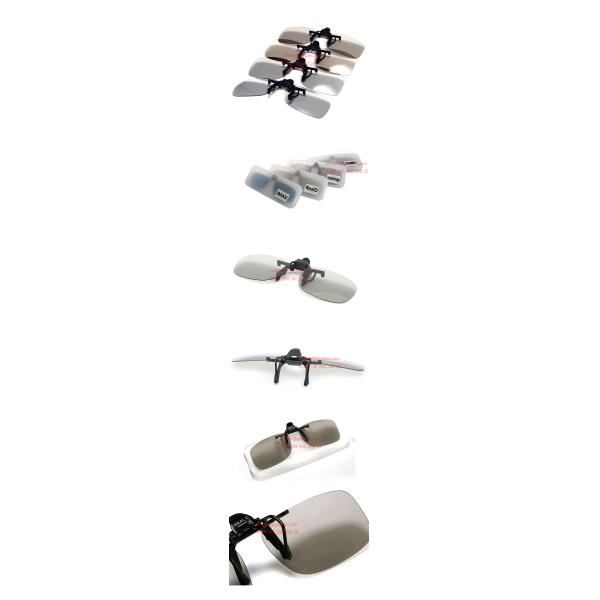 Polarize 3D glasses CLIP TV film vision movie buy LG Sony Samsung Pana theater Benq Acer 1