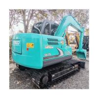 Excavatrice utilisée Kobelco SK75 de haute fiabilité de 7 tonnes mini-excavatrice d'occasion