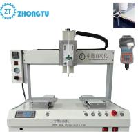 110-240v Voltage double plateforme machine automatique de distribution de colle avec axe rotatif R et affichage LCD
