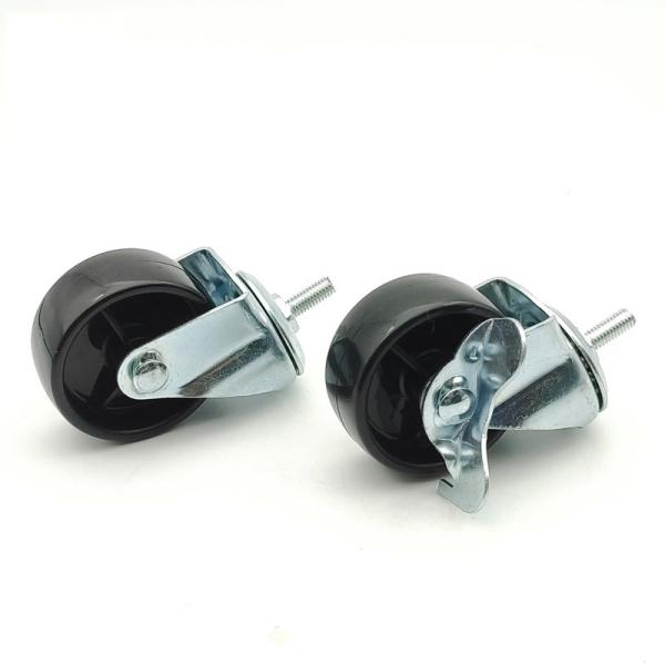 Hreaded Stem Caster Wheel 2.5 Diameter Heavy Duty Adjustable Casters Customization
