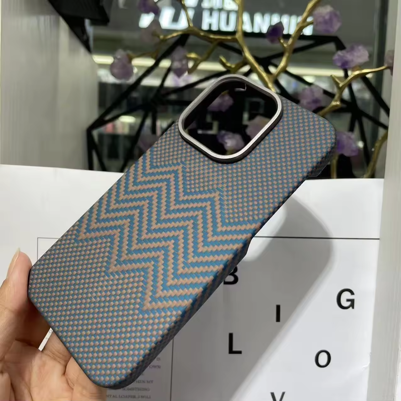 Real Carbon Fiber Shockproof Mobile Case Ultra Thin Cover for iPhone 15 16 14 13 Plus Pro Max Laudtec