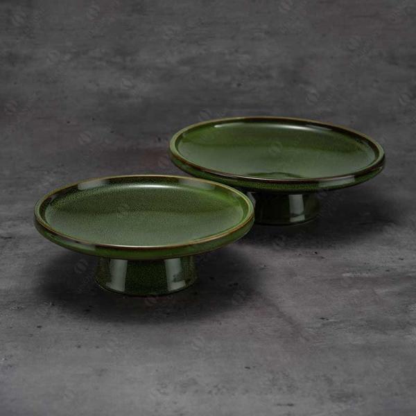 FDA 7.5'' 9'' Ice Cream Fruit Round Ceramic Dinner Plate