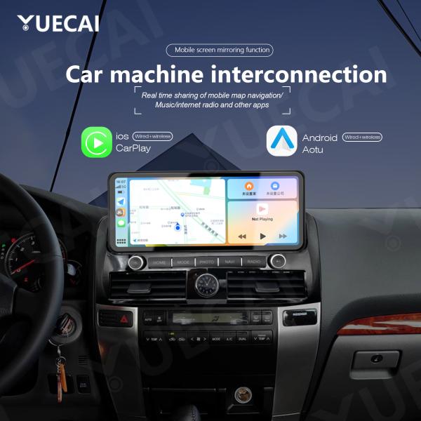 Autoradio Android Auto 12,3 pouces pour Toyota Prado 2003-2009