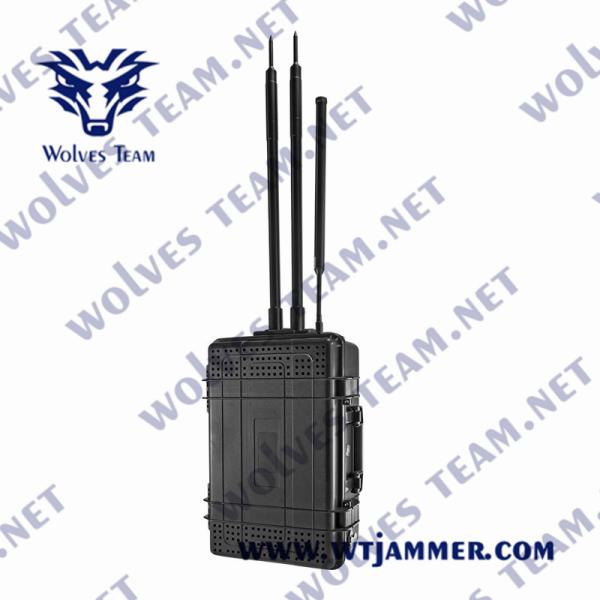Liga de alumínio do jammer 300W CDMA do telefone celular do metal de AC100-240V DC27V