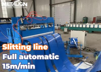 1mm Simple Slitting Line 7.5T With Edge Waste Collection 15m/min 5.5Kw