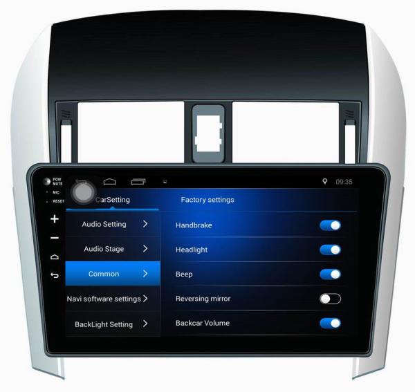Ouchuangbo car radio gps navigation stereo for Toyota Corolla 2007-2011 with BT SWC USB reverse camera android 8.1
