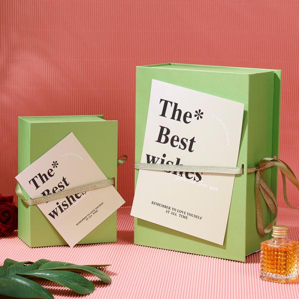 Luxury Gift Box Set With Perfume Rose Accents Premium Valentine'S Birthday Packaging