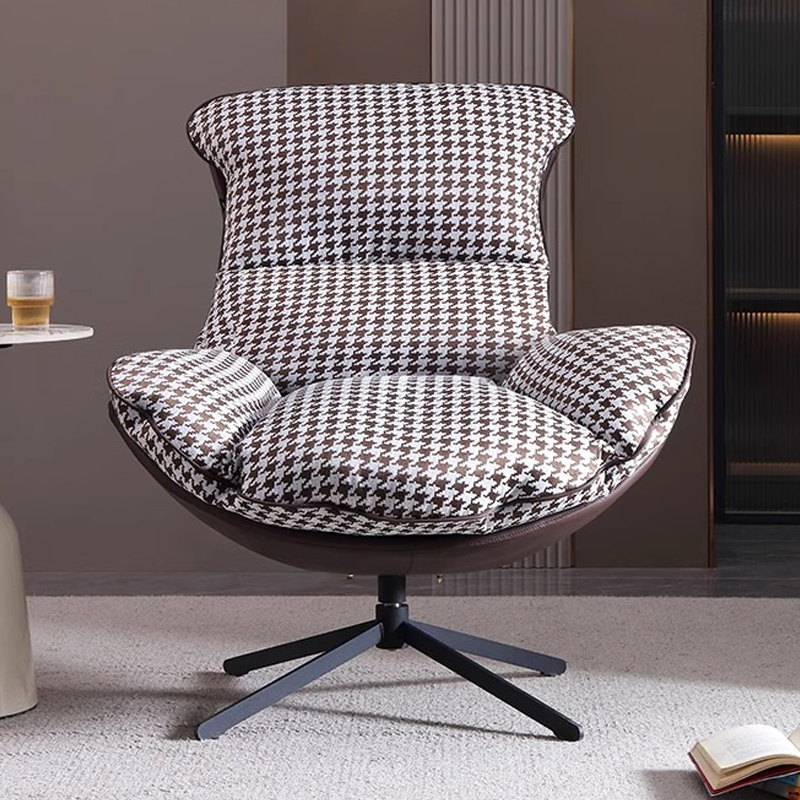 2025 New Single Seat Swivel Recliner Eggshell Modern Design Bedroom Use Living Room Lounge Chair
