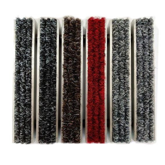 Altura exterior de Mat Aluminum Entrance Floor Mat 22mm da segurança do deslizamento de RoSH ALU2026 anti