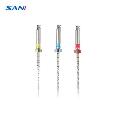 Atarraxamento flexível Endo Files giratório, instrumentos 6pcs/Pack Endodontic giratórios