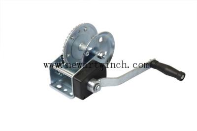 Small 1600 Lb Marine Hand Winch Steel A3 Self Locking For Lifting Durable