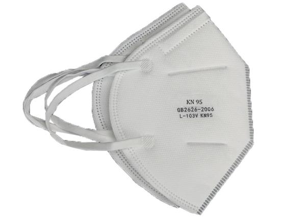 Soft Cotton KN95 Mask High Tensile Strength Food Processing Industry Use