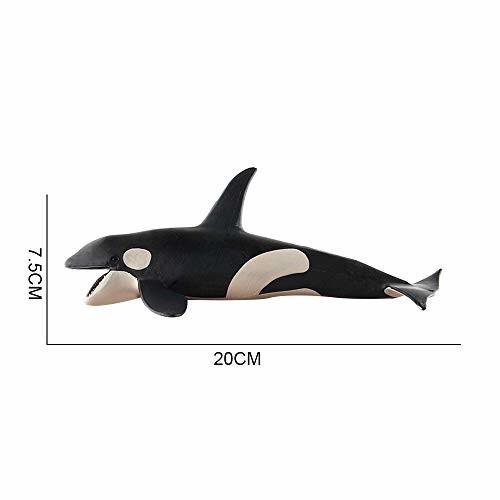 Sea Animal Figures Model Killer Whales Kid Party Favors Toys Figurine Model Educational Decoration Toy for Kid Children