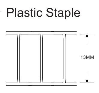Waterproof Wash Plastic Tag Pins TPU Plastic Staple Pin