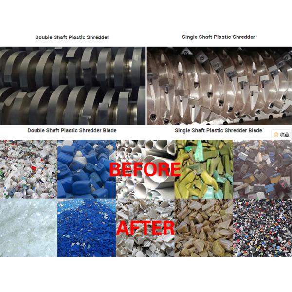 Шредер машины одиночного паллета вала деревянного пластиковый повторно используя мини пластиковый