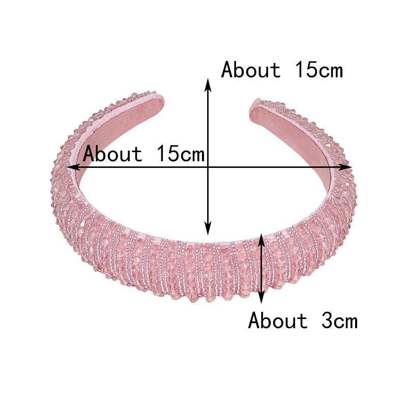 Baroque Crystal Diamond Headband With Dazzling Rhinestone