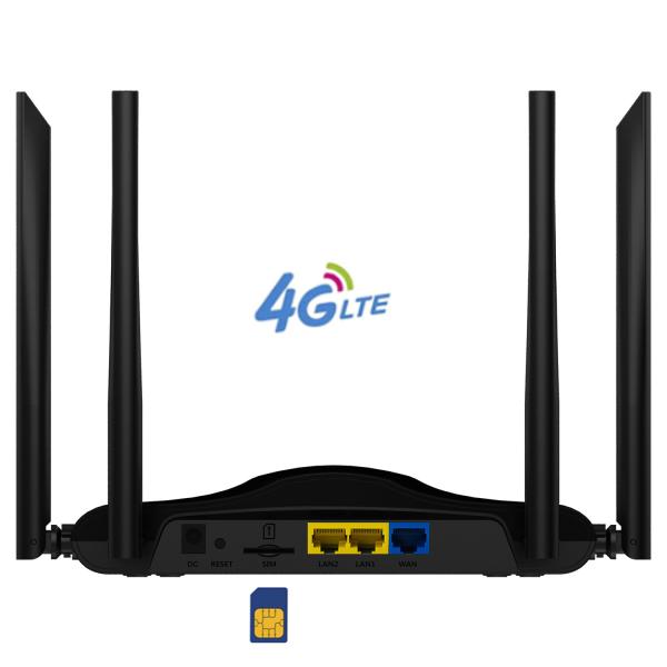 4G CPE ポータブルユニバーサル 3 ポート WAN ワイヤレスモデム 2.4G Wi-Fi ブロードバンドホームユース