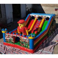 Commercial Grade Inflatable Water Slides Blow Up Cartoon Combo With Slide