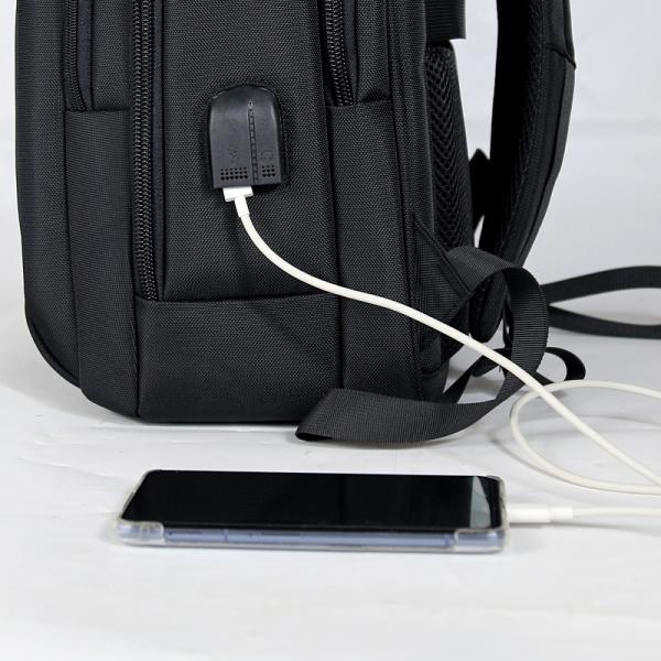 18inch Business Laptop Backpack USB Men Outdoor Waterproof Laptop Rucksack