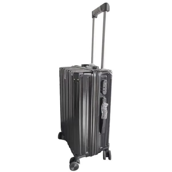 Lightweight Multi-Functional PC Carry-On Luggage with Cup Holder and Hanger Lining 210D Polyester